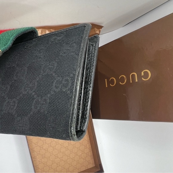 Gucci Web Sherry Line canvas wallet - Picture 9 of 9